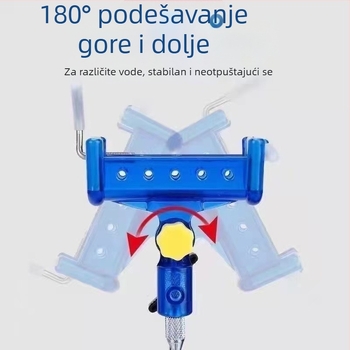 Yaku držač štapa za ribolov s automatskim zaključavanjem i zemljanim stalkom – univerzalni stalak za morski ribolov