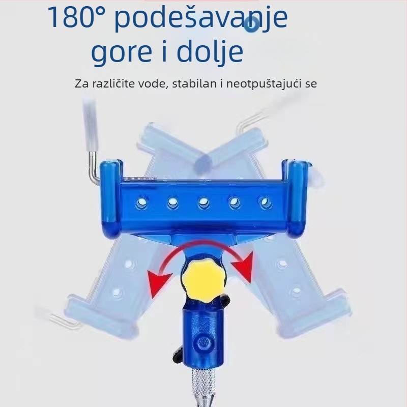 Yaku držač štapa za ribolov s automatskim zaključavanjem i zemljanim stalkom – univerzalni stalak za morski ribolov