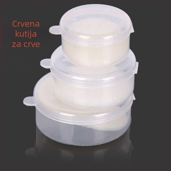 Hengchang prozirna plastična kutija za žive mamce – crvi za ribolov