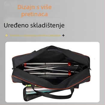 Torba za ribolovnu stolicu s velikim kapacitetom, otporna na habanje, vodootporna, izrađena od Oxford platna
