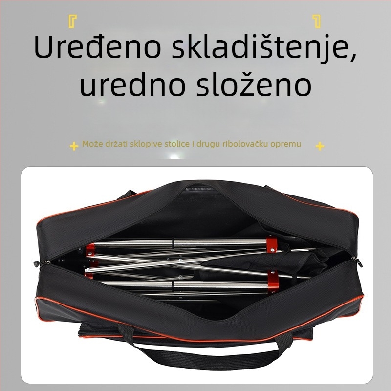 Torba za ribolovnu stolicu s velikim kapacitetom, otporna na habanje, vodootporna, izrađena od Oxford platna