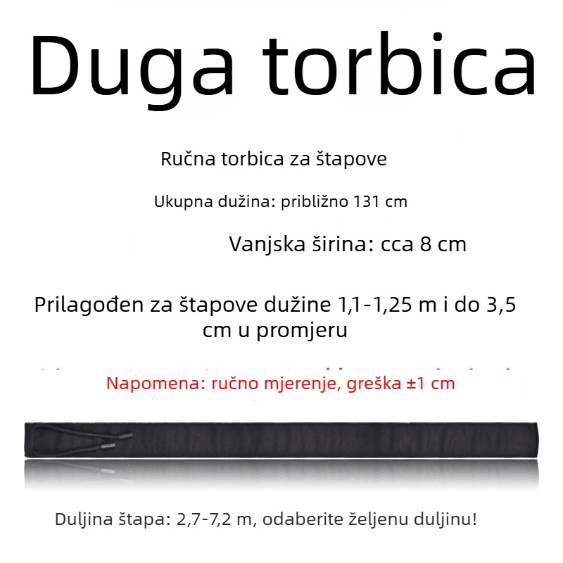 Under the Tree torba za štapove za ribolov, poliesterska, neelastična, zaštita od prašine