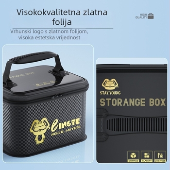 Lingte EVA ojačana kutija za ribolovnu opremu s pretinjakom za alate i setom za linije