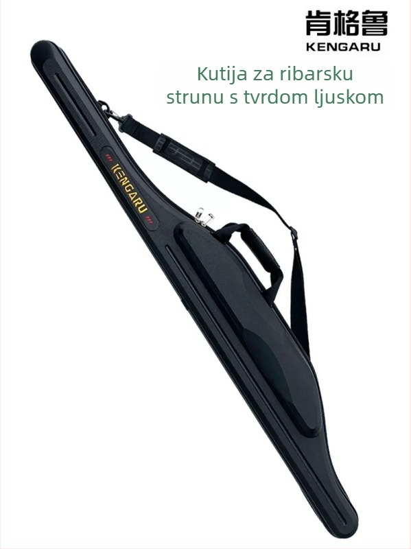 Torba za ribolov u rijeci - tvrdi kućište, kompatibilna s štapovima i mulinima, PU materijal, vodootporno