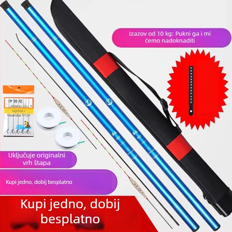 Arnova Set Štapova za Ribolov – Staklena Vlakna Konstrukcija