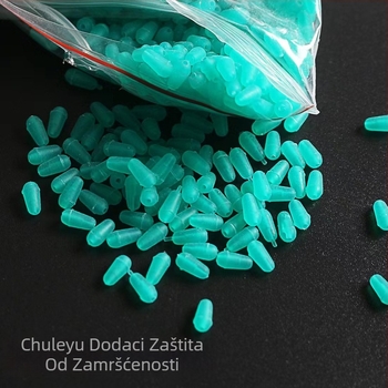 Silikonske ribolovne perle, osmerokutni prsteni za glavnu liniju, 10 000 komada