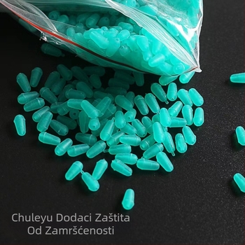 Silikonske ribolovne perle, osmerokutni prsteni za glavnu liniju, 10 000 komada