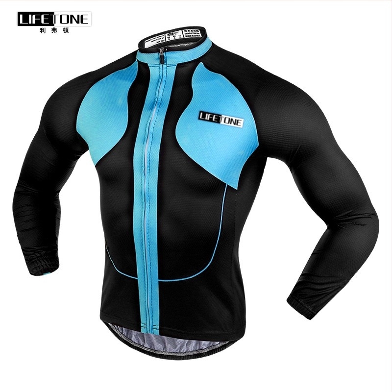 Ciklistička vjetrovka s dugim rukavima, otporna na vjetar, brzo suši, UPF30, model F487