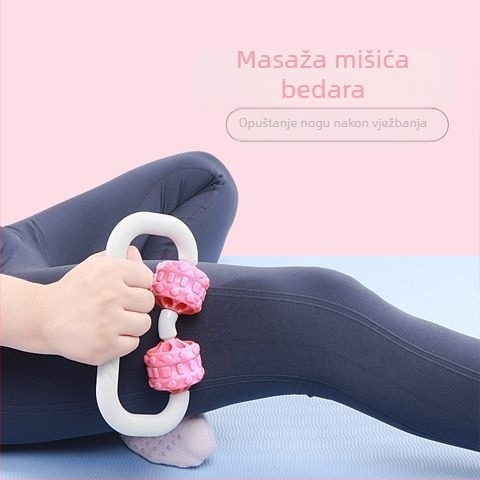 Fitness masažer za noge – valjak za opuštanje mišića, stezaljka za nogu i pjenasti osovinski dio za masažu nogu