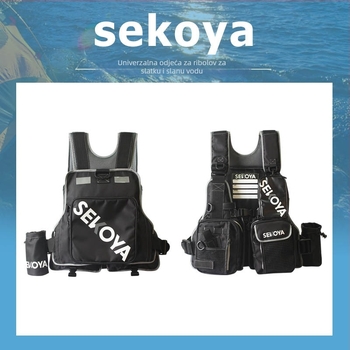 Zimski unisex plivajući ribolovni prsluk s kamuflažom, opće namjene, za morski, riječni i kameniti ribolov s broda