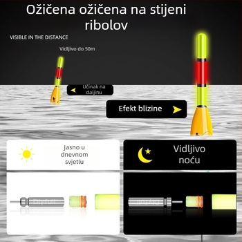 BKUMAN plovak za rock ribolov, nano materijal, proljeće 2025 izdanje