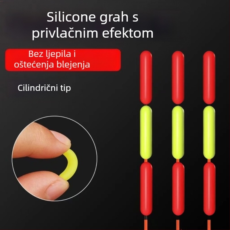 Cilindrični ribolovni plovak, privlačan oblik graha, PVC konstrukcija, Wave Cutter marka