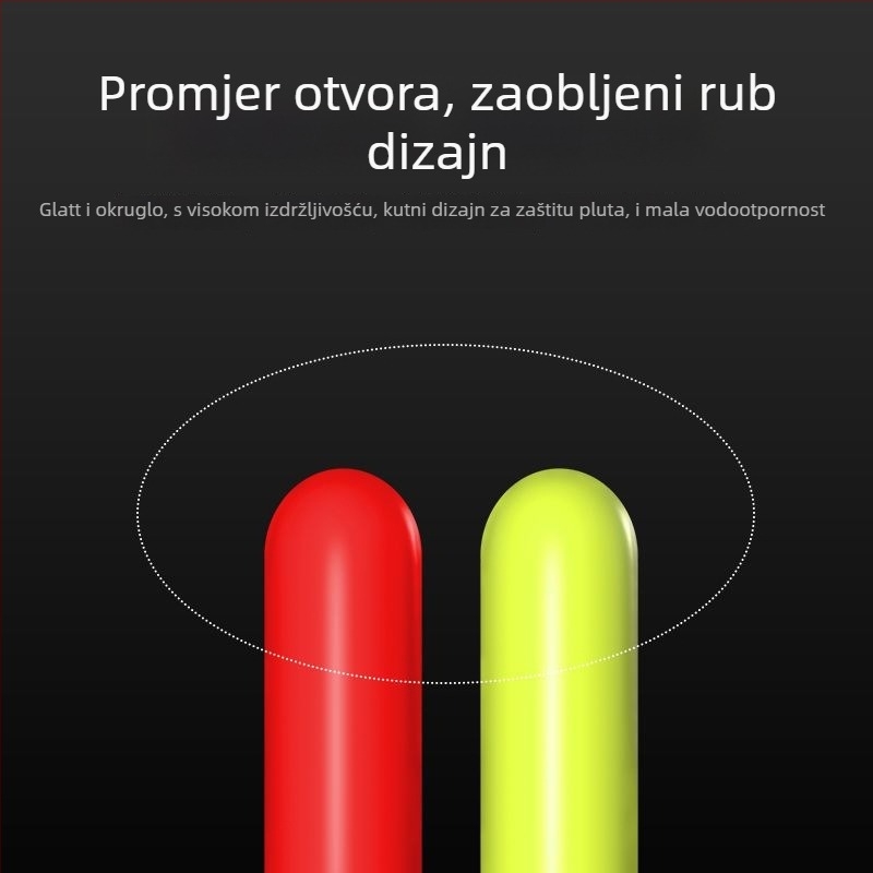 Cilindrični ribolovni plovak, privlačan oblik graha, PVC konstrukcija, Wave Cutter marka