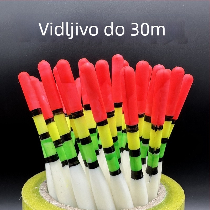 Ribički plovak, tradicionalni starinski stil, šuplje tijelo od plastike i najlona, marka Unique, za početnike