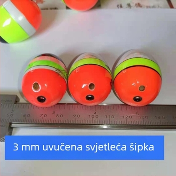 Ribolovni plovak, tijelo od buttonwooda, za morski ribolov