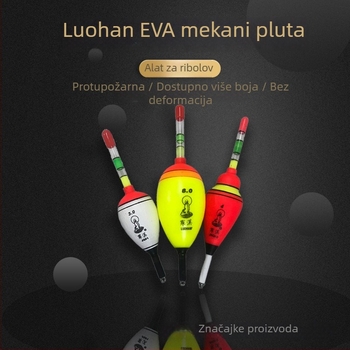 EVA mekani plutač s osvijetljenim umetkom za morski i stijenski ribolov – dugi bacaj, pluta s velikim trbuhom