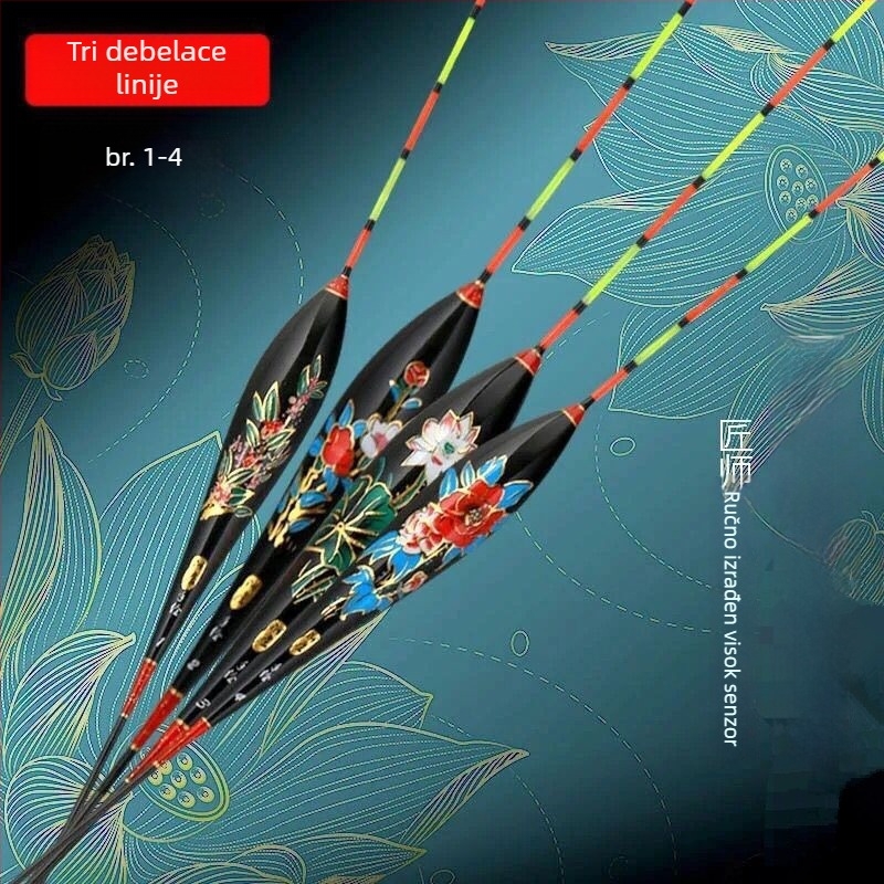 Alu LPT22 vertikalni plovak za ribolov, nano materijal, marka Alu