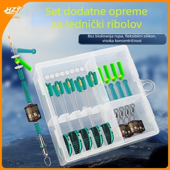 Space Bean set dodatne opreme za ledolov – s dvostrukim jezgrom i kutnim plutačem, silikon; Marka Fish of the Sea; Podrijetlo Kina