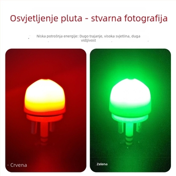 Sea plutac za kameniti ribolov – model E3, plastični, svjetleći