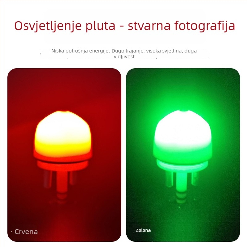 Sea plutac za kameniti ribolov – model E3, plastični, svjetleći