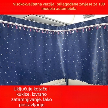 Bočne zavjese za veliki kamion od blackout tkanine, viseće, zaštita od sunca, prilagodljive