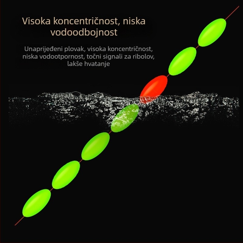 Sedmerozvezdani plutač za ribolov — Aiku, nanometarski materijal, 100 komada u paketu