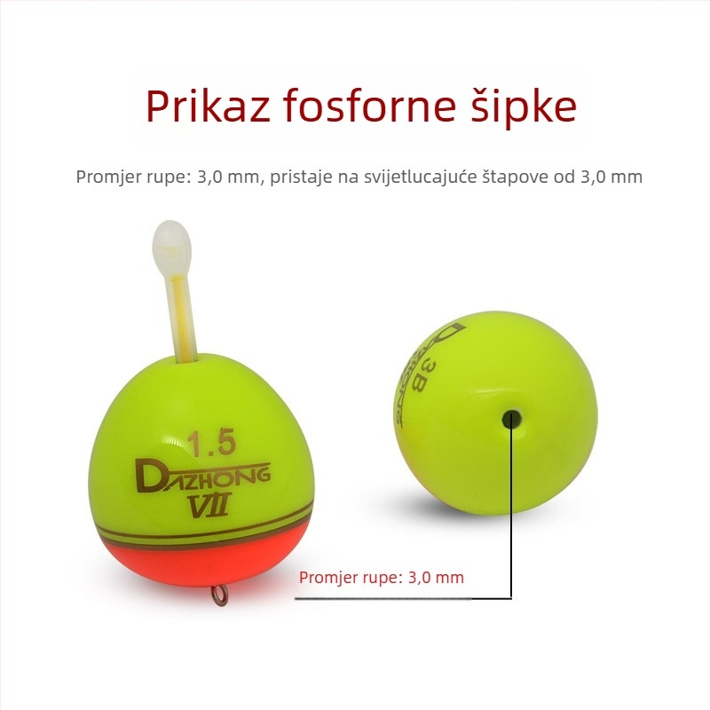 Lefeng Plovak za kameniti ribolov – DAZHONG VII, Sycamore Wood, Težak model