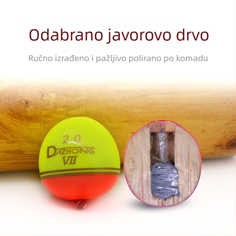 Lefeng Plovak za kameniti ribolov – DAZHONG VII, Sycamore Wood, Težak model
