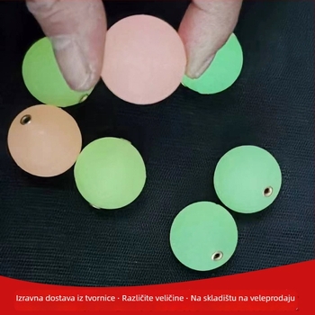 Plastični okrugli plovak s LED za noćni ribolov