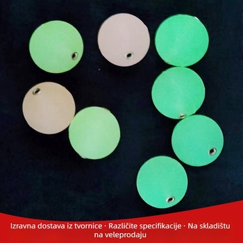 Plastični okrugli plovak s LED za noćni ribolov