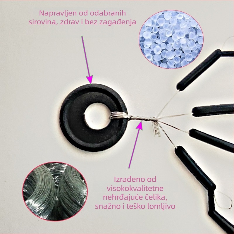 Ribolovni plivajući set – Gemini Star integrirano samozaključavajuće sjedalo, gumeni materijal, marka Jun Qi, podrijetlo Kina