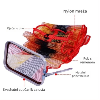 Xindinglong Najlonska pravokutna zaštitna torba za ribolov — Prijenosna, Brzo-sušeća mreža za ribolovnu opremu