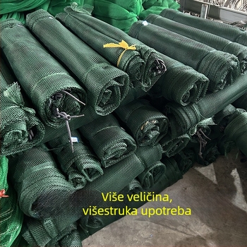 Torba od mreže za zaštitu ribe, sklopiva, debela mreža, fina mreža, s vrpcom