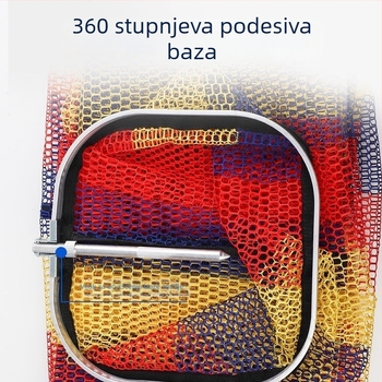 Kvadratna mreža za zaštitu riba, čvrsta mreža, sklopiva, brzo sušenje, kod proizvoda 3RXHXkYB