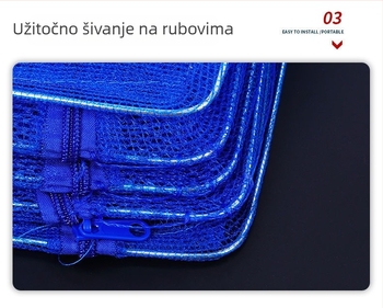 Sklopiva sušilica s PE mrežom, višeslojna, za sušenje povrća, ribe i mesa – protiv komaraca i muha