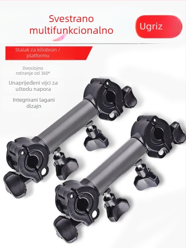 Chaoyu europska stil ribarske stolice s nosačem kišobrana – Pribor za kišobran, multifunkcionalni nosač kišobrana za ribolov, ABS + čelična cijev, univerzalni konektor