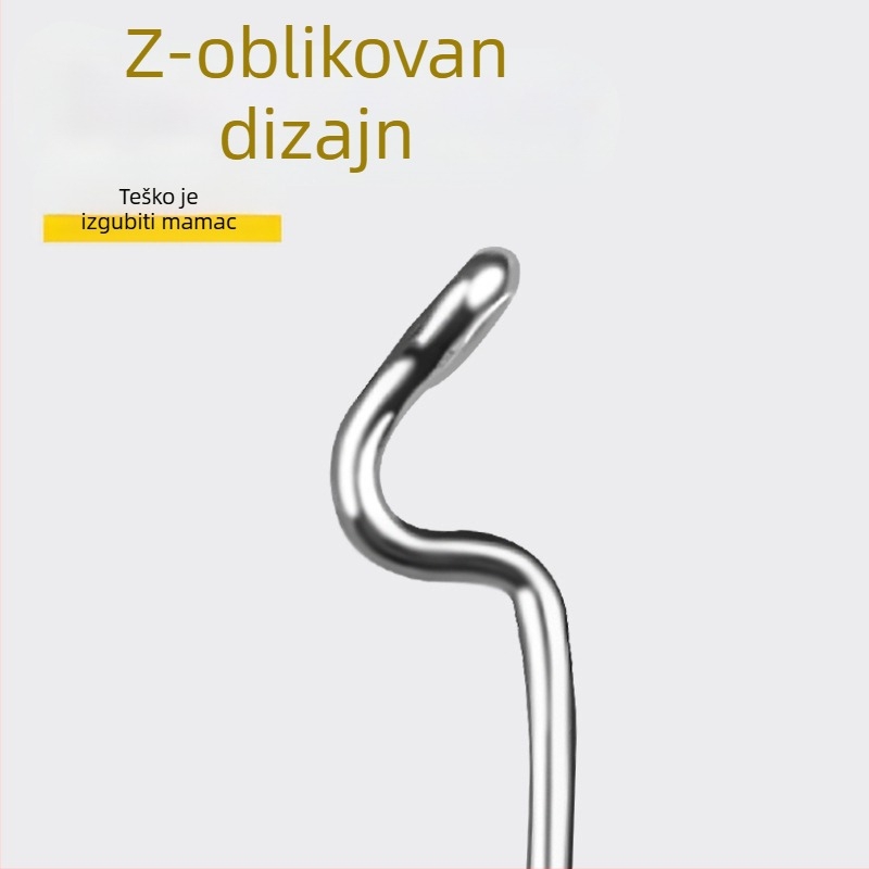 Crank kuka s širokim trbuhom – visoko ugljični čelik – za bass i morski ribolov – četiri puta ojačano