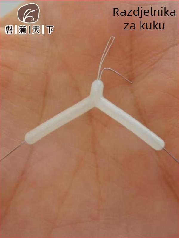 Alat za razdvajanje udice sa tri kraka, protiv zaplitanja, dvostruke udice i linija s fiksnom udaljenosti