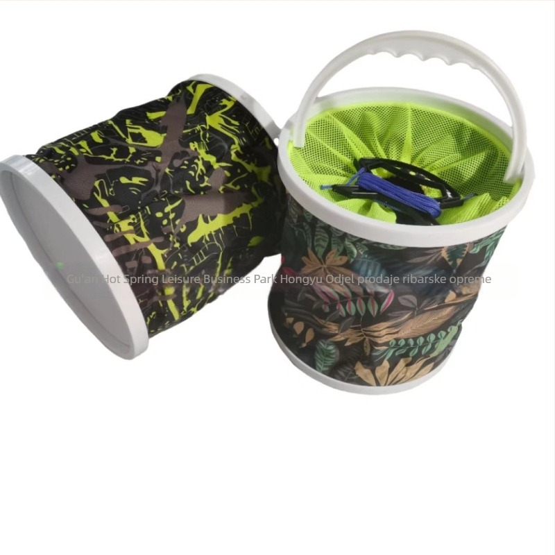 Prijenosna sklopiva kanta od platna za auto i ribolov