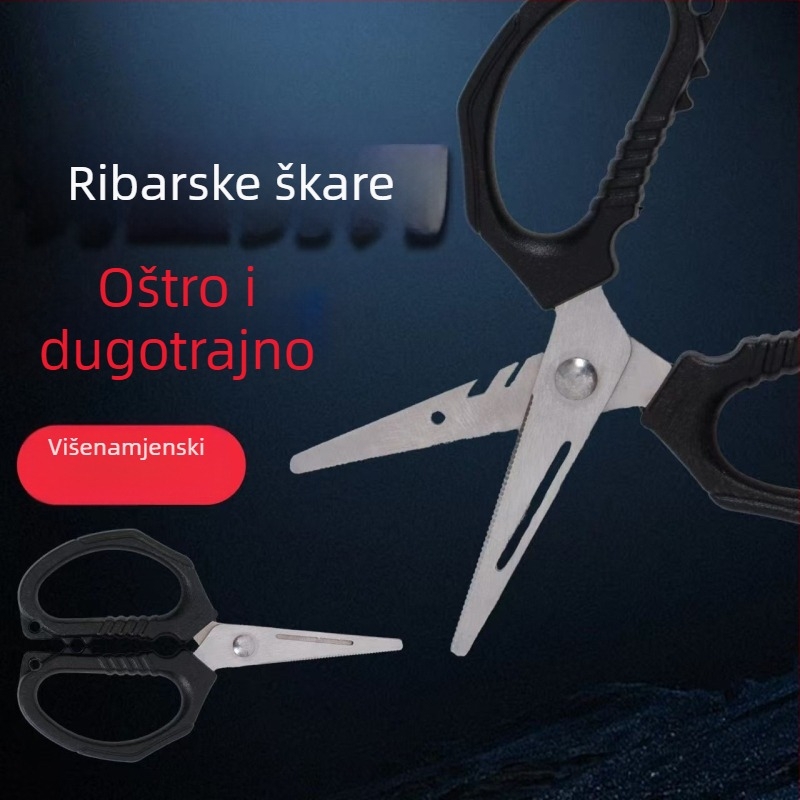 Škare za ribolov - Robuste, Višenamjenske, Čelična konstrukcija | Marka: Yonghao Fishing Gear