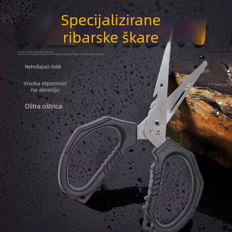 Škare za ribolov - Robuste, Višenamjenske, Čelična konstrukcija | Marka: Yonghao Fishing Gear
