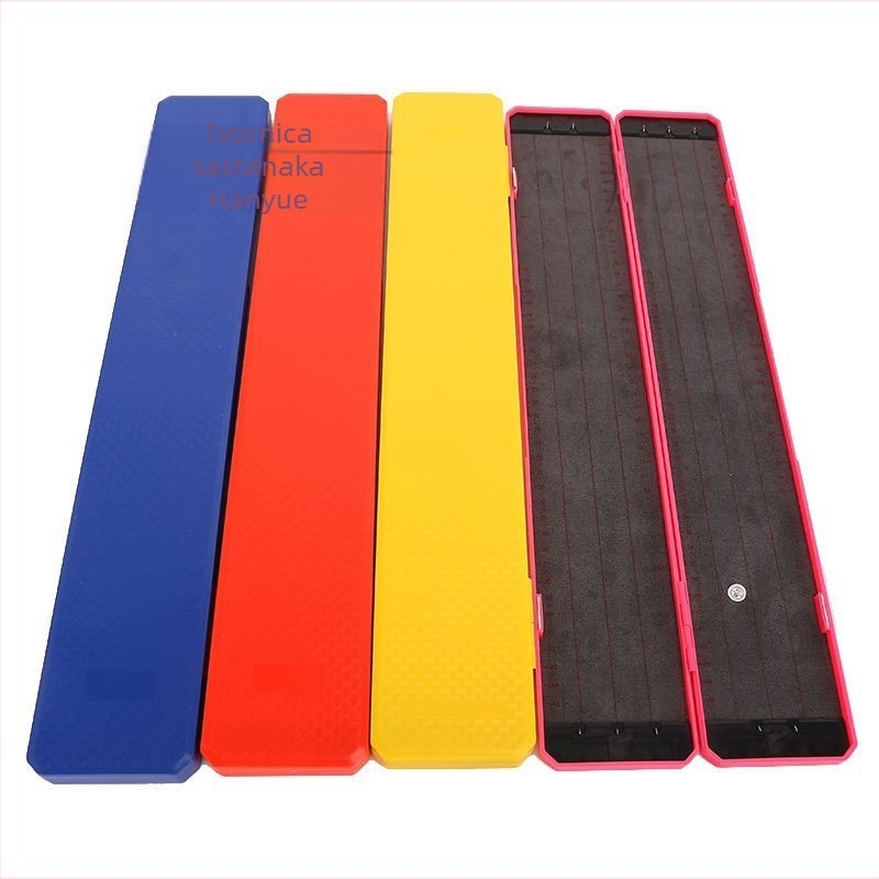 Kutija za ribolovne linije, dvostruko slojna, lagana, s mjernom ljestvicom, za vješanje, plastična