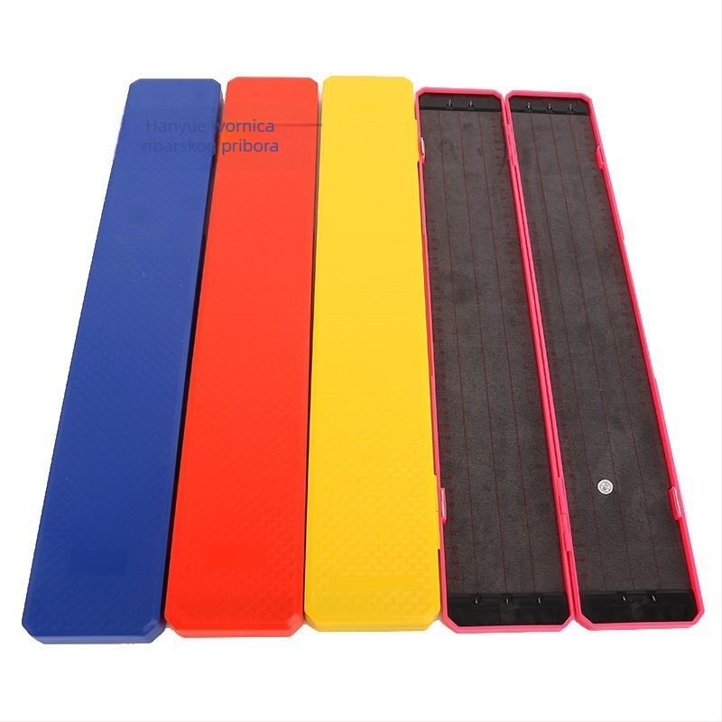 Kutija za ribolovne linije, dvostruko slojna, lagana, s mjernom ljestvicom, za vješanje, plastična