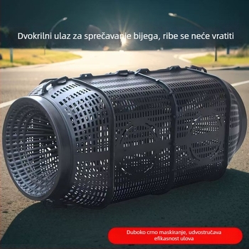 Ribarski kavez s dvostrukim otvorima i ojačanim mrežama za vanjsku upotrebu