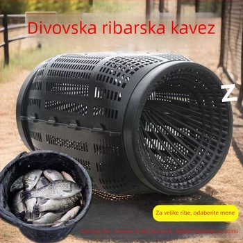 Ribarski kavez s dvostrukim otvorima i ojačanim mrežama za vanjsku upotrebu
