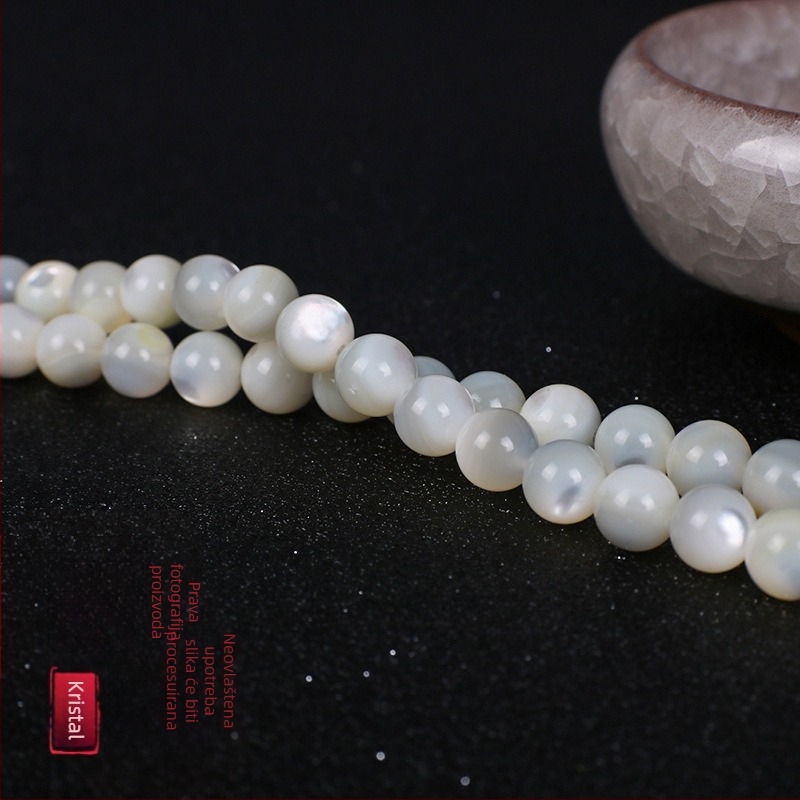 Perle od školjke – labave perle, brušenje i poliranje, prirodna školjka, ljeto 2021