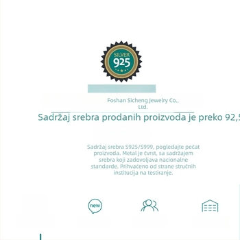 S925 srebro – naušnice s privjeskom „Ledena kraljica“, cirkon, DIY set bisera