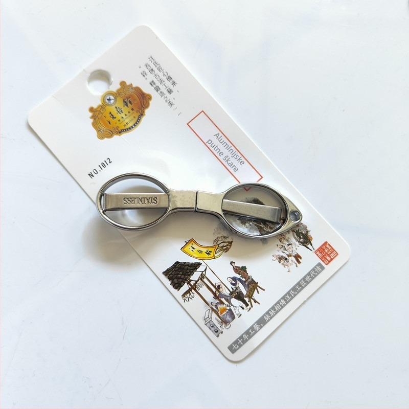 Sklopive škare od legure, oblik osam, za ribolov (Marka: WANG Wuquan; Porijeklo: Kina; Materijal: Legura)