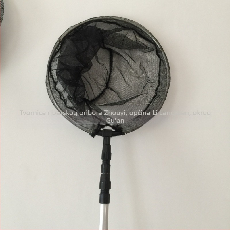Aluminijska mreža za ribolov od aluminijske legure, izvlačna i prilagodljiva glava mreže