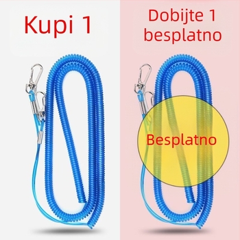 Sigurnosni kaiš za štap za ribolov od čelične žice, zaštita od ispada (Materijal: čelična žica; Podrijetlo: Kina)